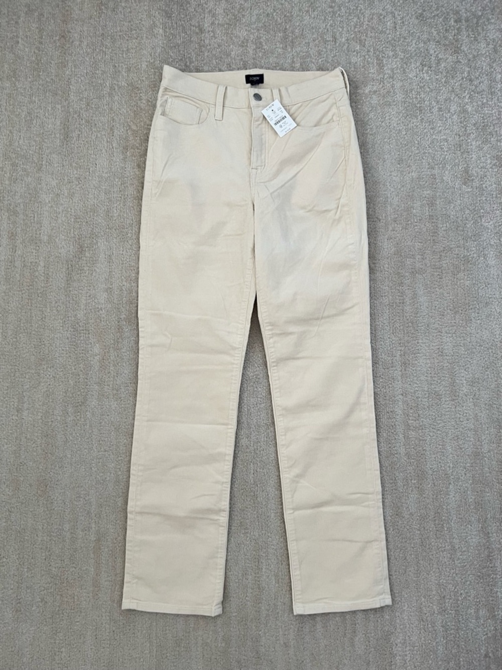 NWT J. Crew Factory Corduroy Essential Straight Leg Pants 26